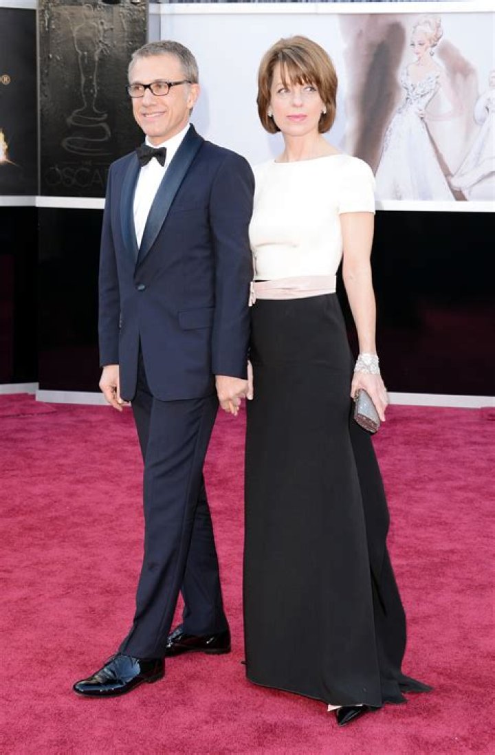 Christoph Waltz & Judith Holste from 2013 Oscars Arrivals E! News