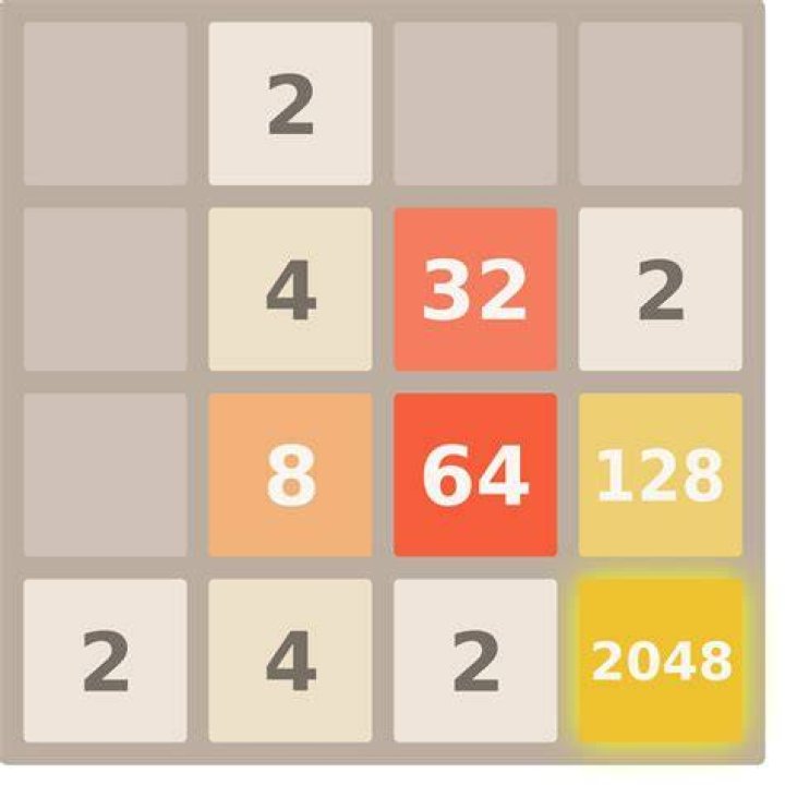 Clipart 2048 game