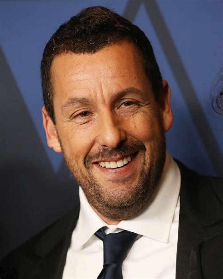 Comedic actor Adam Sandler and the adorable Sandler's family