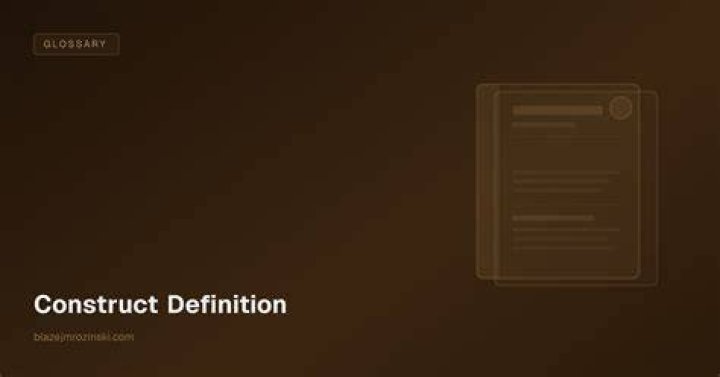 Construct Construct Definition