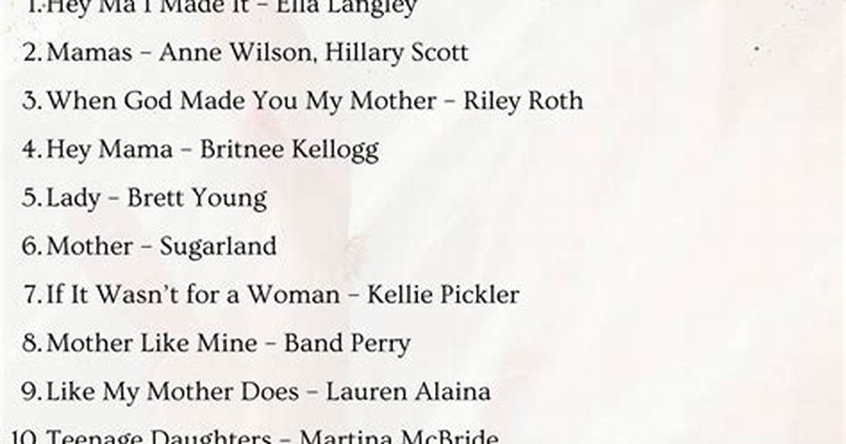 Country Songs About Daughters | Popnable