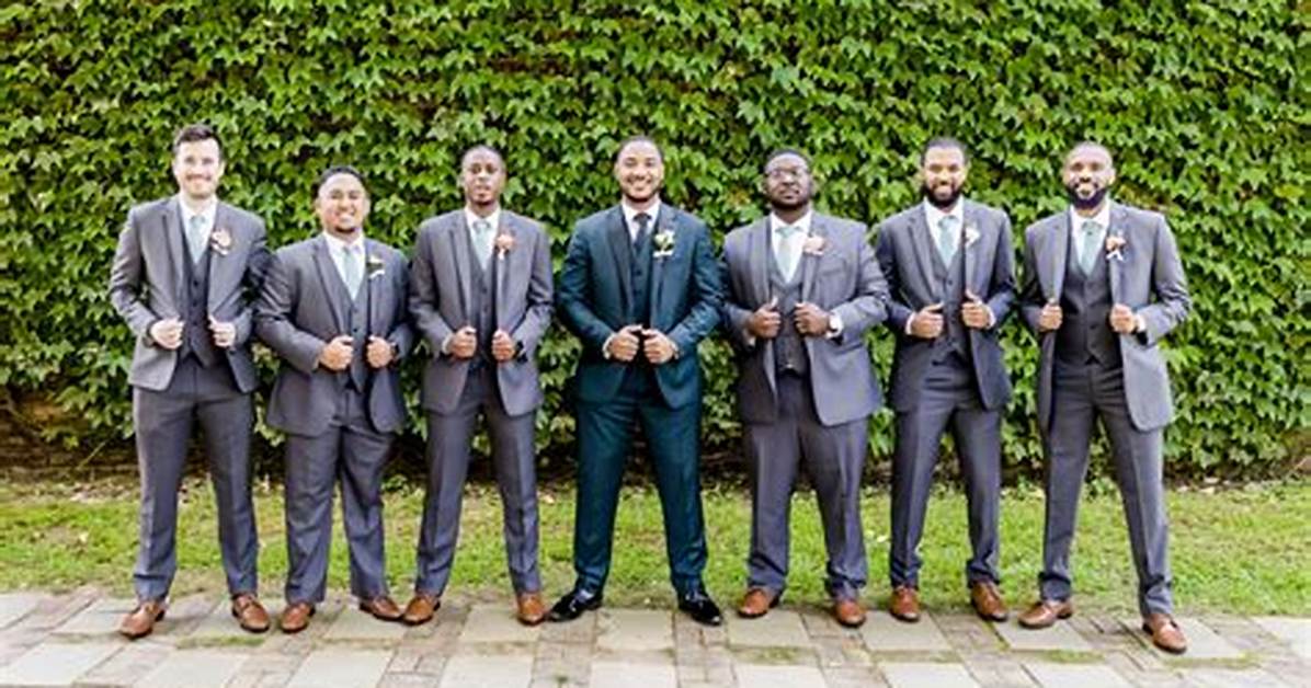 Couple, Groomsmen, and Bridesmaids Wear Cute Attire, Deliver Exciting Dance Performances at Wedding