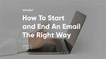 Crafting a Business Email: the Right Start