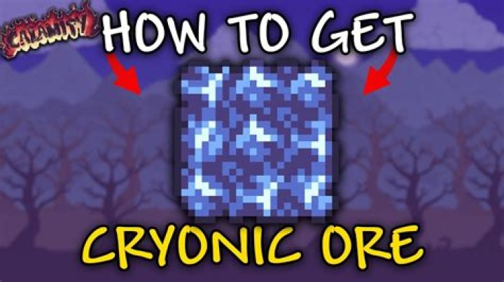 cryonic ore doesnt spawn, im in hardmode and killed cryogen CalamityMod