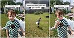 Dad Punishes Son by Making Him Carry One-Gallon Water Jugs
