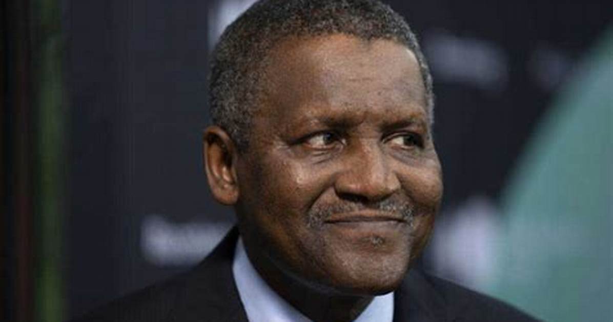 Dangote Jumps 29 Places in World Rich List, Now 2X Richer, 150 Places Above Closest Rival in Africa