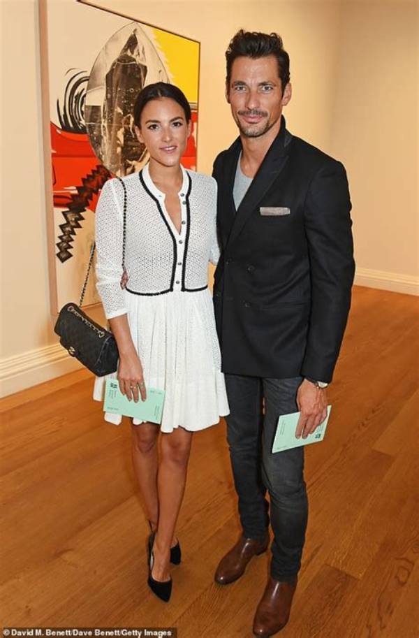 David Gandy and His Wife, Barrister Stephanie Mendoros, Have Two Children.
