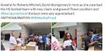 David Montgomery Parents | Mother Roberta Feltha | Mitchell and Father