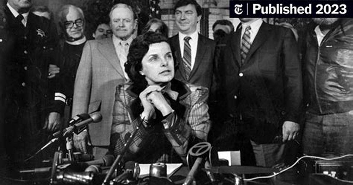 Dianne Feinstein Revealed Key Evidence About the Night Stalker Before He Was Caught