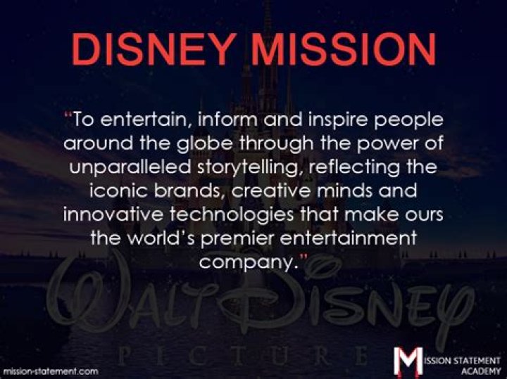 disney mission and the vision statement analysis