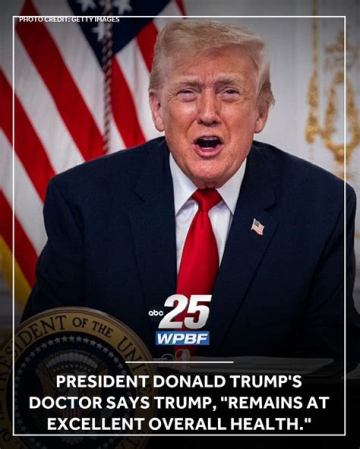 Doctor says Trump is 63, 239 pounds, and the has so many