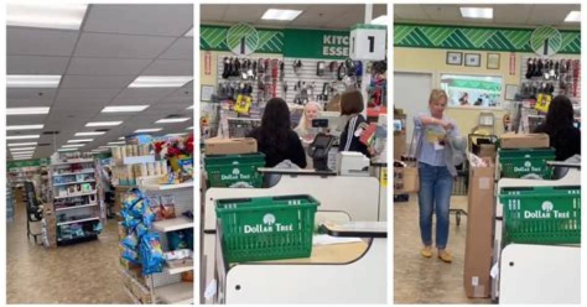 Dollar Tree Customer Stepped in as Cashier, Rings People Up