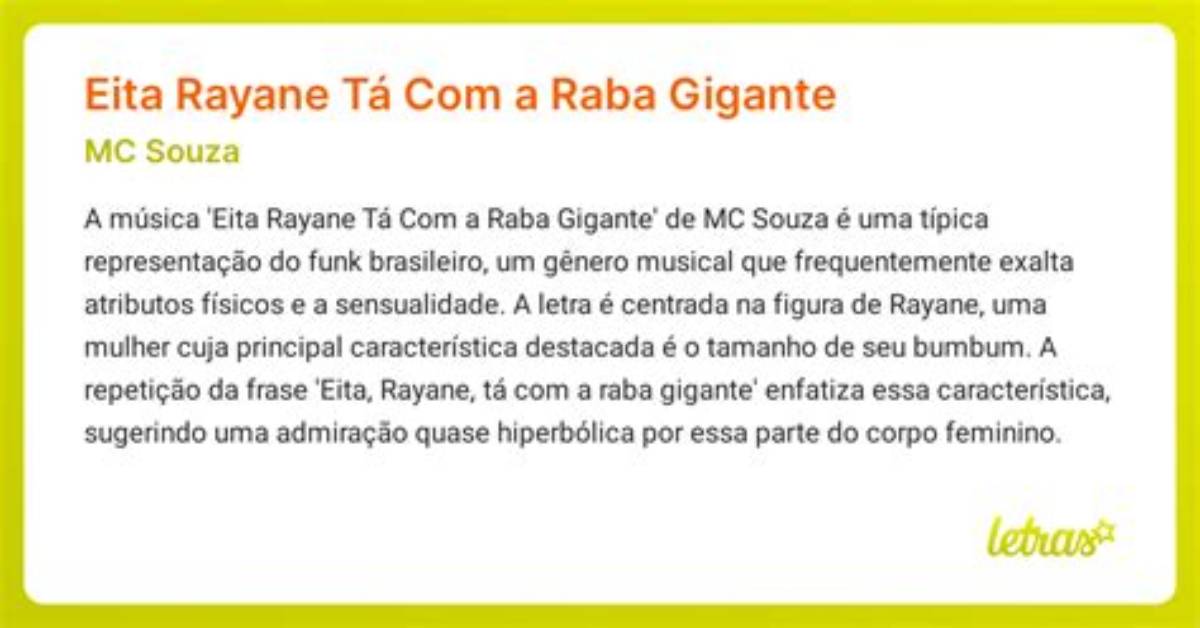 Eita Rayane Ta Com a Raba Gigante vs Desce Talarica