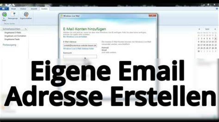 EMail einrichten so geht's