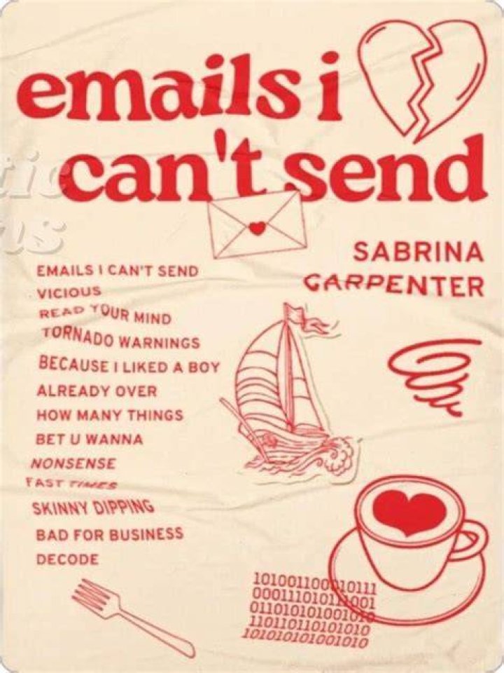 &lsquo;emails i can&rsquo;t send&rsquo; novo &aacute;lbum da Sabrina Carpenter R&aacute;dio Social