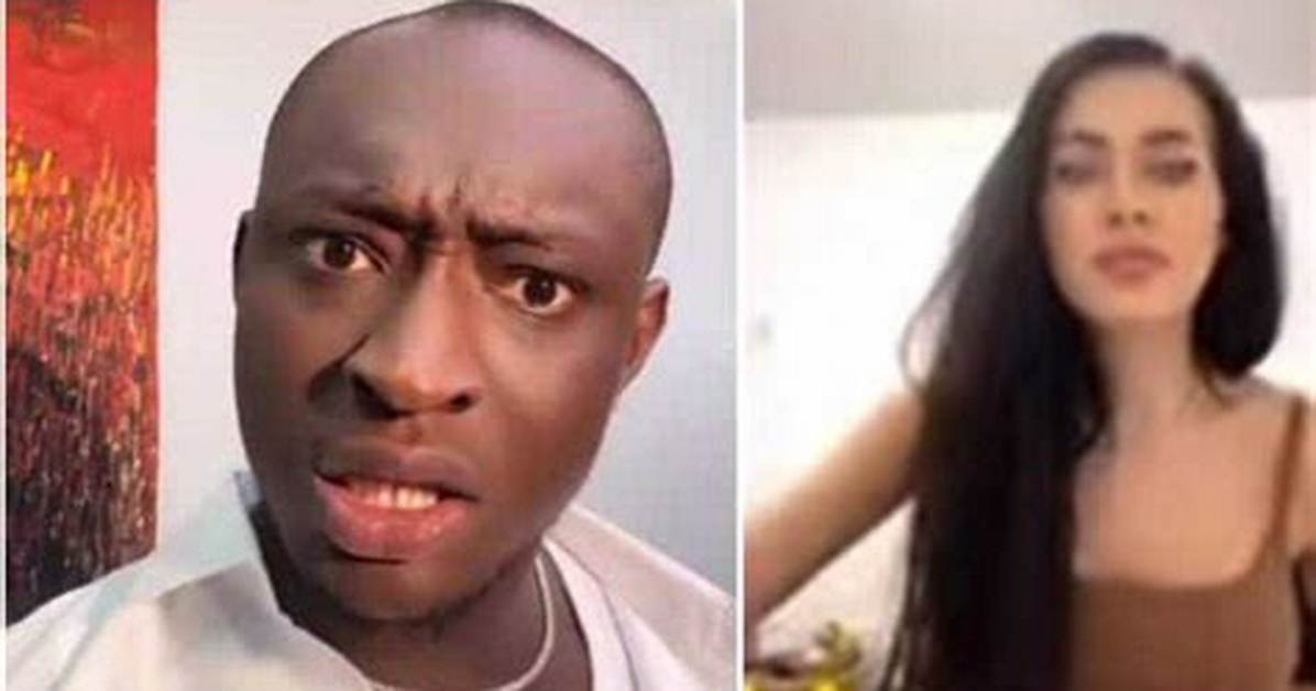 “Emotional Damage”: Moment Oyinbo Woman Called Carter Efe a Grandfather on Live Video Goes Viral