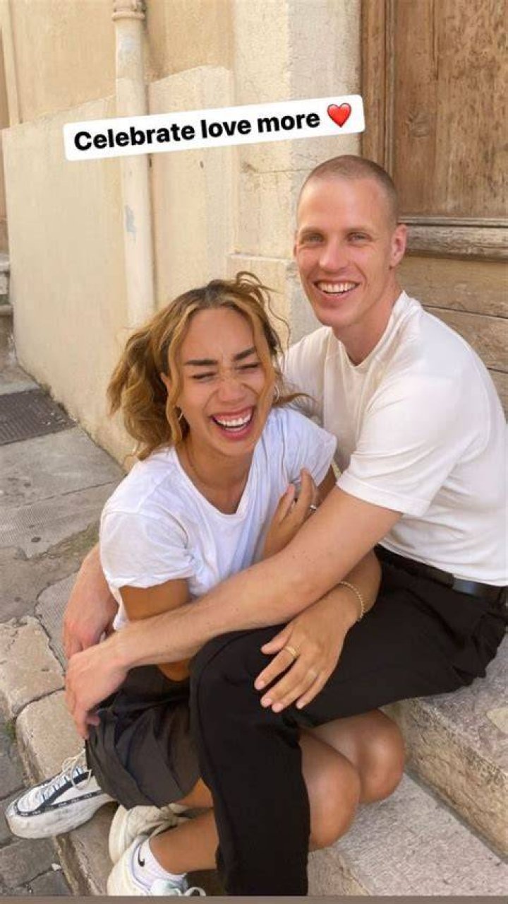 Eva Gutowski with former boyfriend Alex Hayes