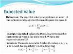 Expected Value