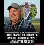 Farmer David Brandt from the "It's Honest Work" Meme Has Died — What Happened?