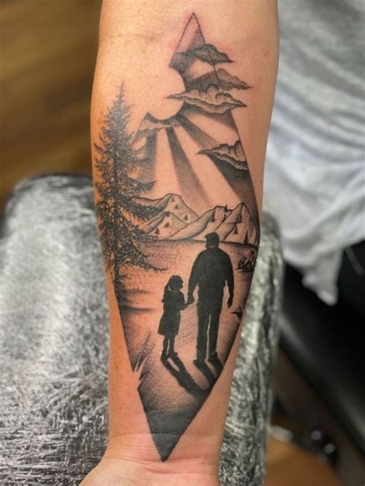 Father & Daughter Tattoos for daughters, Father daughter tattoos