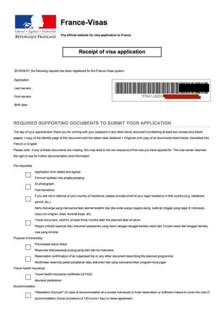 FRANCE ONLINE VISA APPLICATION http//