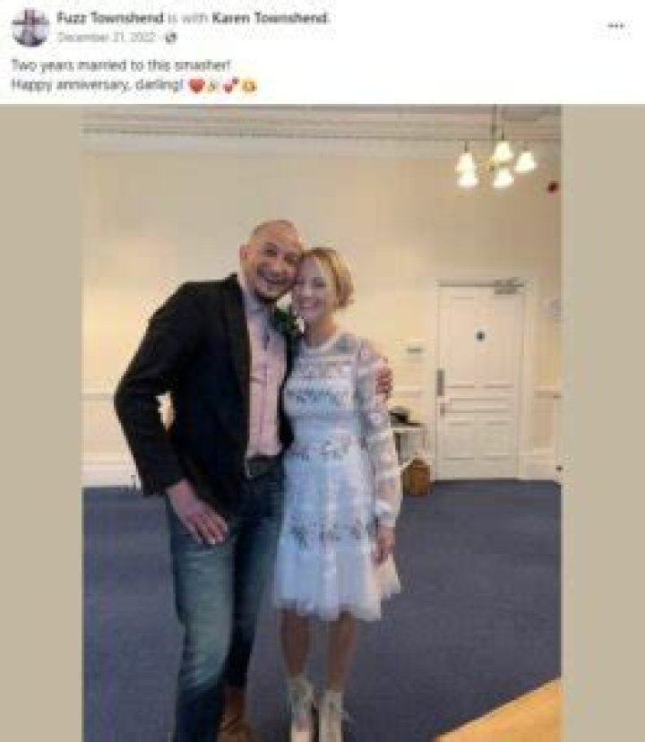 Fuzz Townshend is Married to new wife Karen after Divorce from Cressida
