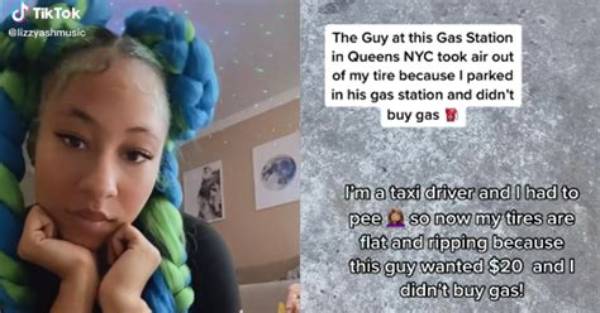 Gas Attendant’s Air Tire "Prank" Goes Tiktok Viral, Sparks Debate