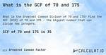 Gcf of 175 and 35