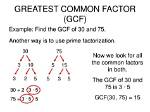 Gcf of 256 and 153