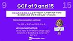 Gcf of 9 and 9