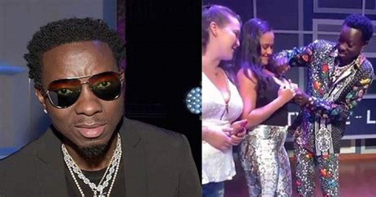 Ghanaian-American Actor Michael Blackson Hangs out with Davido in the Us (Photo)