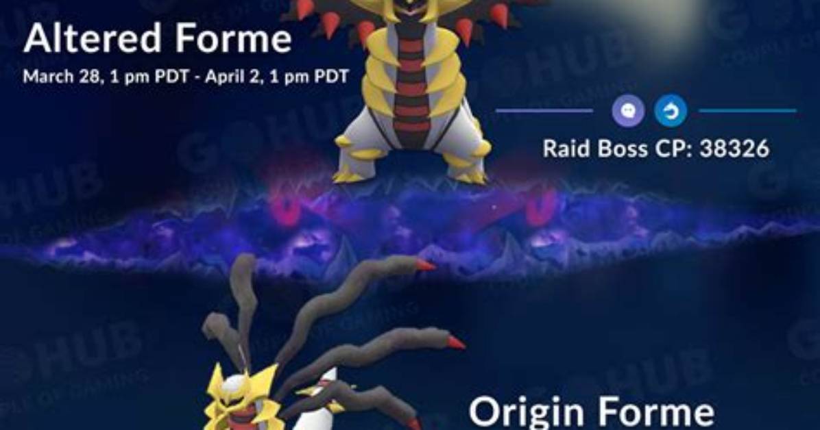 Giratina Origin Forme Is Available in Pok%C3%A9Mon 150. Jpg