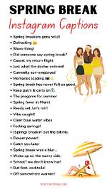 Good Spring Break Captions for Your Instagram Pics