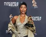Grammy Awards: Tems Spotted in Video with Mary J Blige, Rick Ross, Dj Khaled on the Red Carpet After Winning