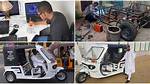 "Great News from Kano": Nigerian Man Builds Beautiful Keke Napep, Photos of Tricycle Go Viral
