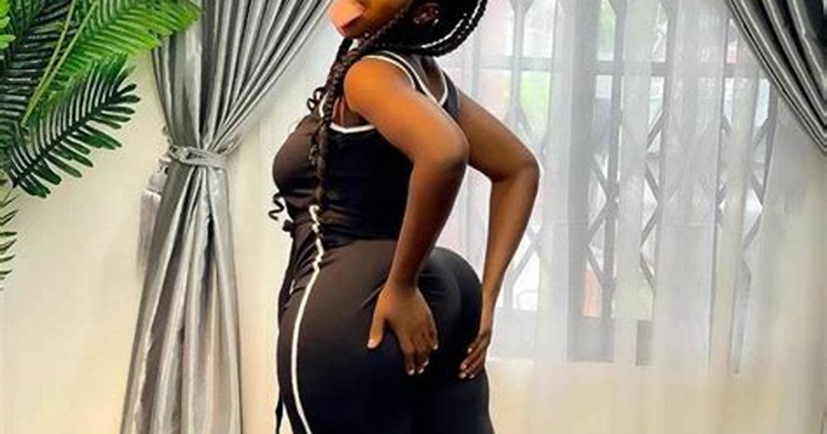 Hajia Bintu Puts Her Bare Skin on Display as She Rocks a Multi-Coloured Two-Piece Swimsuit