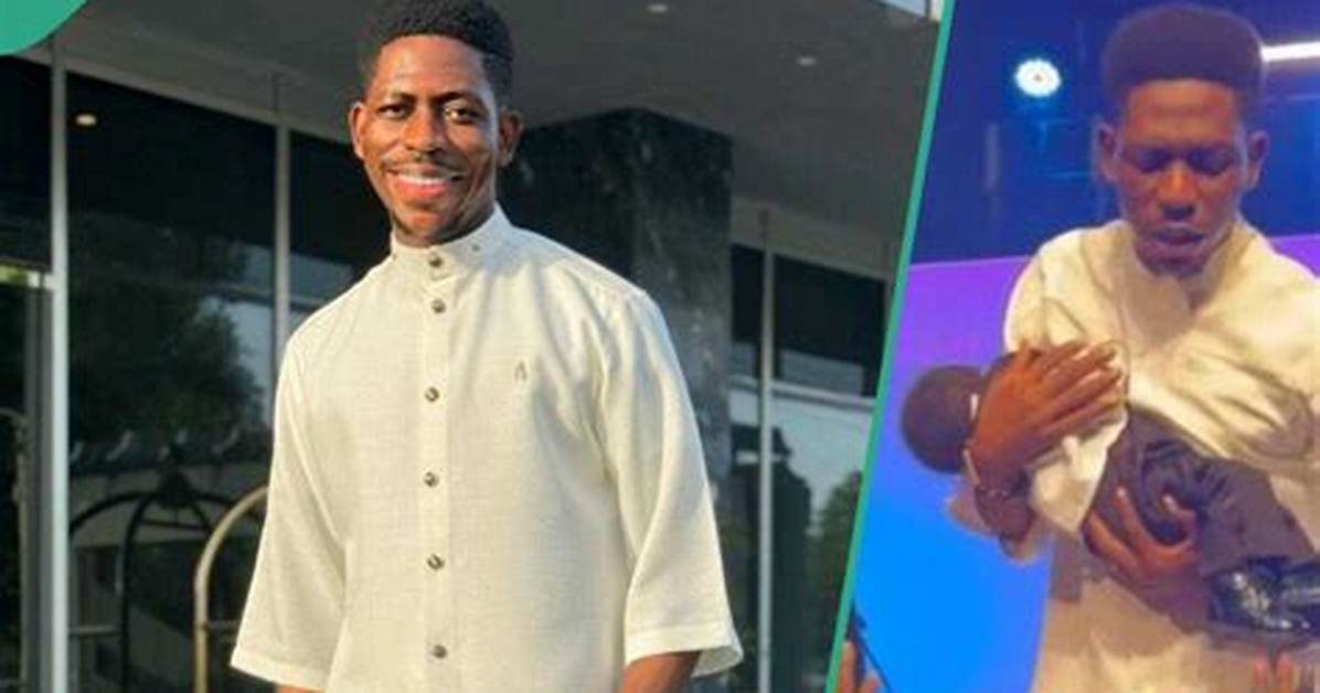 “Him Don Turn Pastor? ” Moses Bliss Dedicates Baby, Dare Named After Him, Fans React