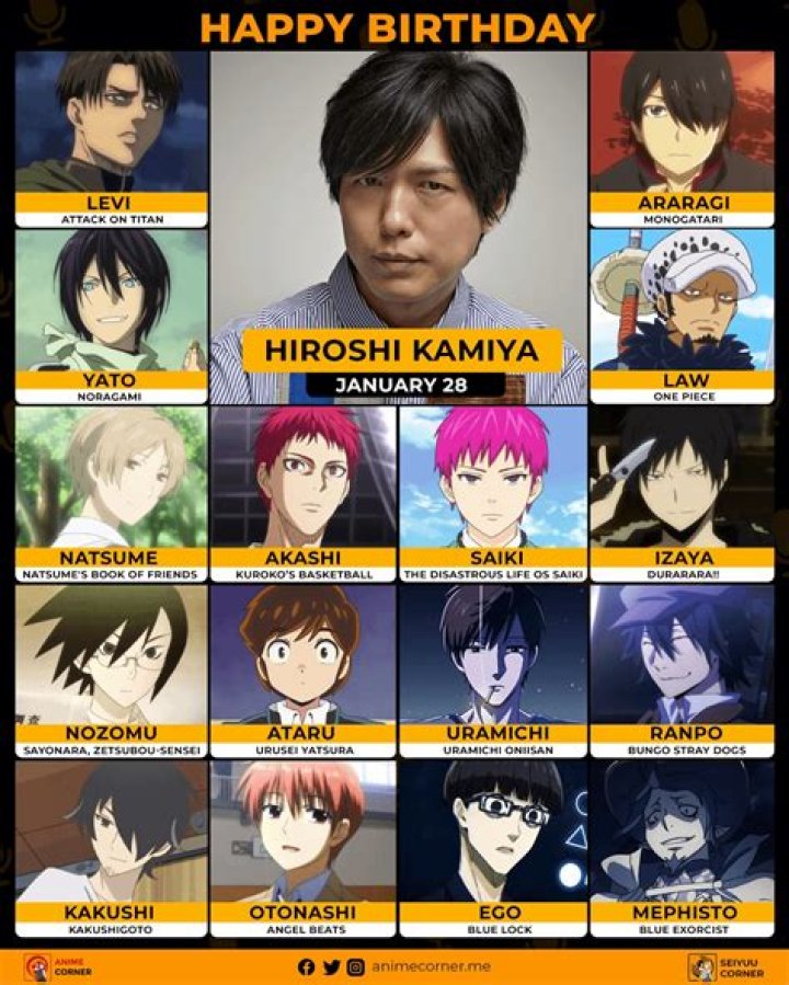 Hiroshi Kamiya Wiki امبراطورية الأنمي Amino