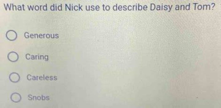 How Does Nick Describe Tom Buchanan 'Gatsby's' Distorted Dream Free