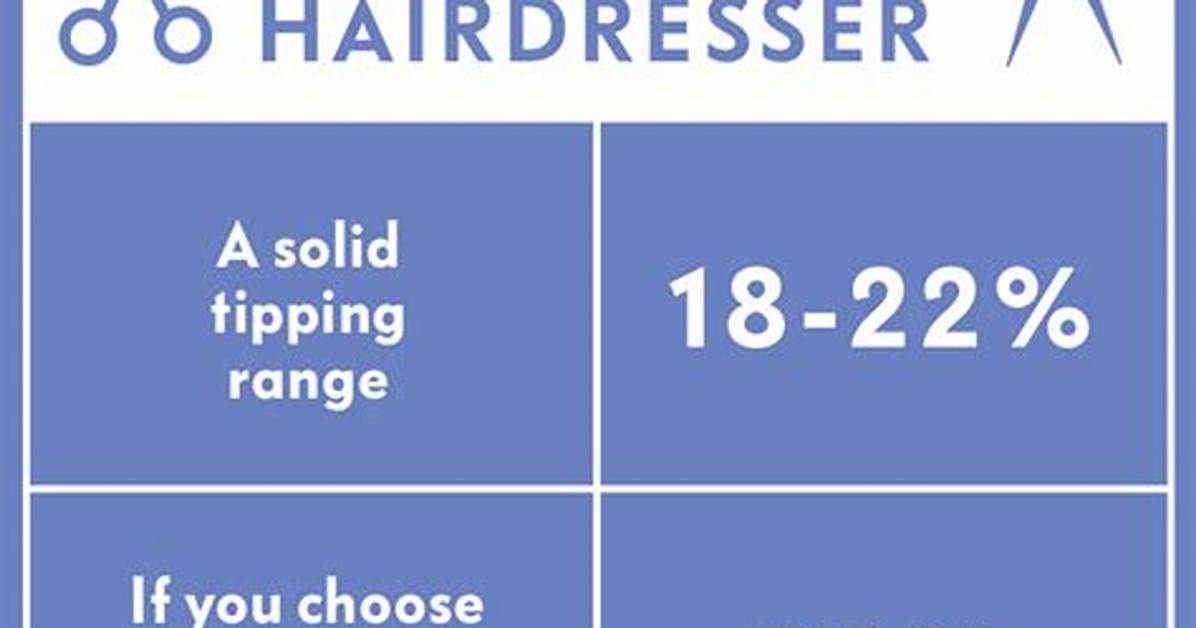 How Much to Tip Hairdresser on $100 – Tipping Guide 2024