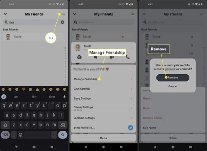 How to Remove Multiple Friends on Snapchat
