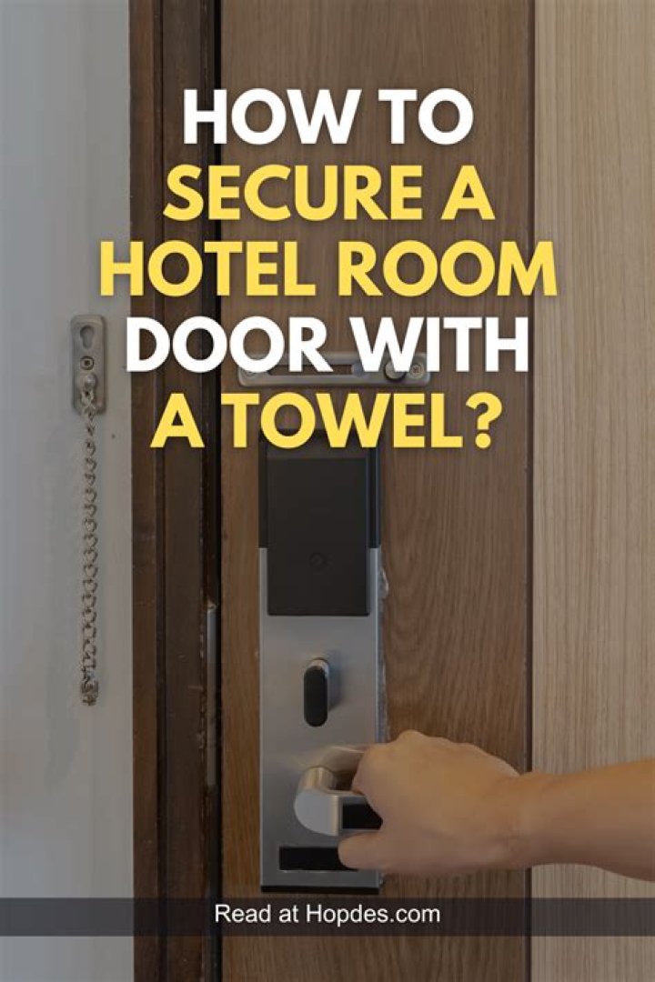 How To Secure Hotel Room Door With Hanger Planaiblick
