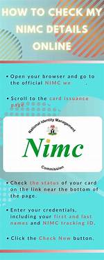 How to Use Nimc Tracking Id 2023: Complete Guide to the Portal
