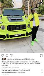 Hushpuppi and Zlatan Spotted Posing with Same Brabus Jeep, Nigerians Ask for the Owner