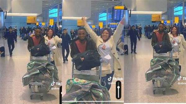 "I Tap into This": Wife Excitedly Hugs Husband Who Joins Her in Uk, Video Goes Viral on Tiktok