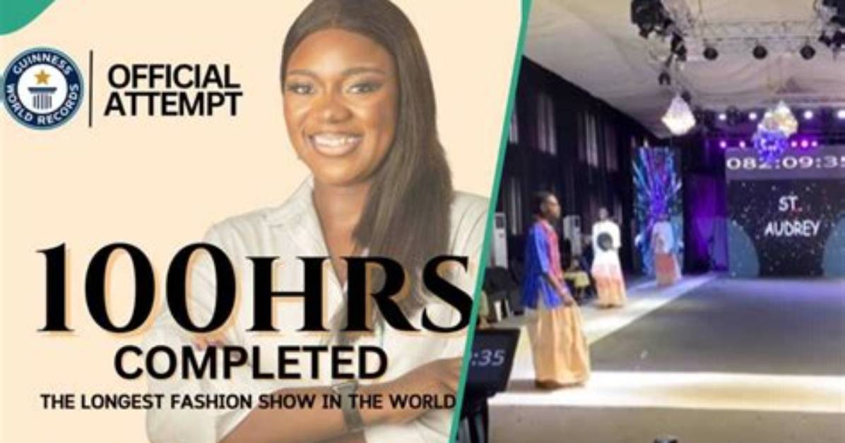 Ify Pineapple Breaks Gwr for Longest Fashion Runway Show, Leaves Netizens Proud: "We Did It"