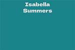 Isabella Summers Net Worth