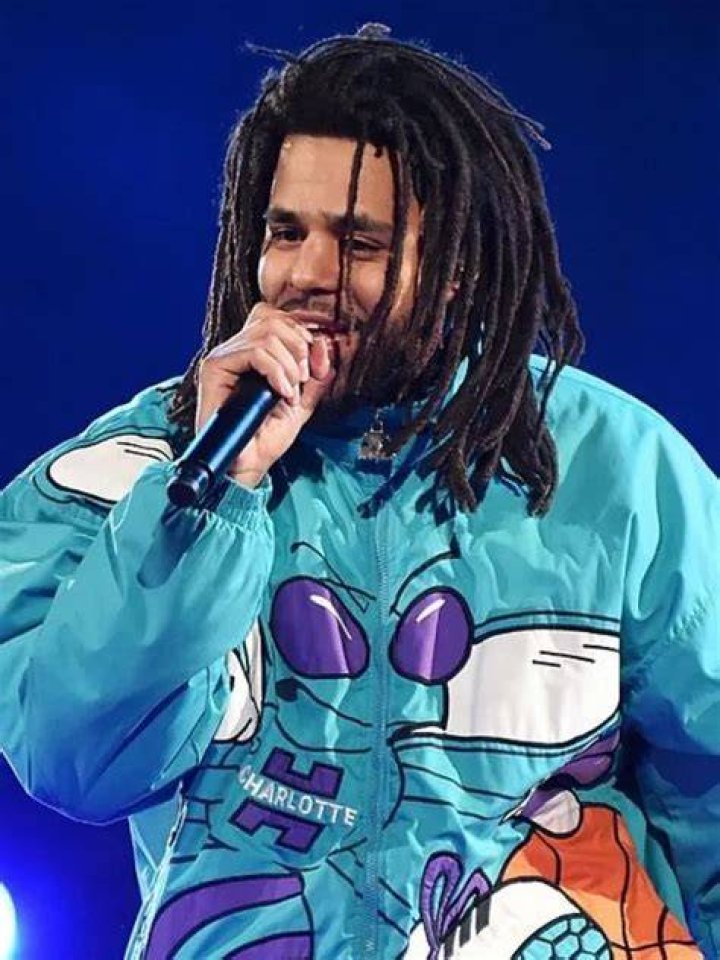 J. Cole 90s Char&shy;lotte Blue Hooded Jack&shy;et