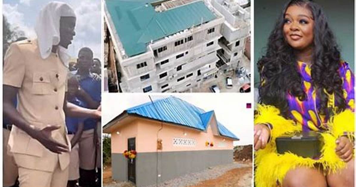 Jackie Appiah, Michael Blackson and Other Ghanaian Celebrities Who Built Projects for Charity in 2022