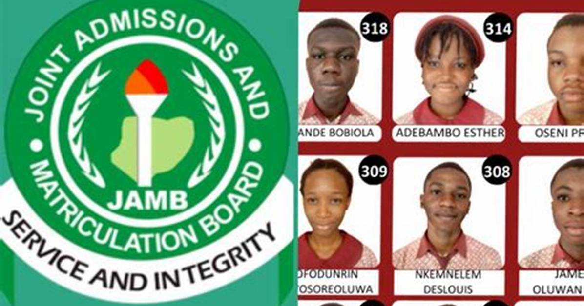 Jamb 2024: 10 Brainy Students of Same Lagos School Score 303 and Above in Utme, Photos Emerge